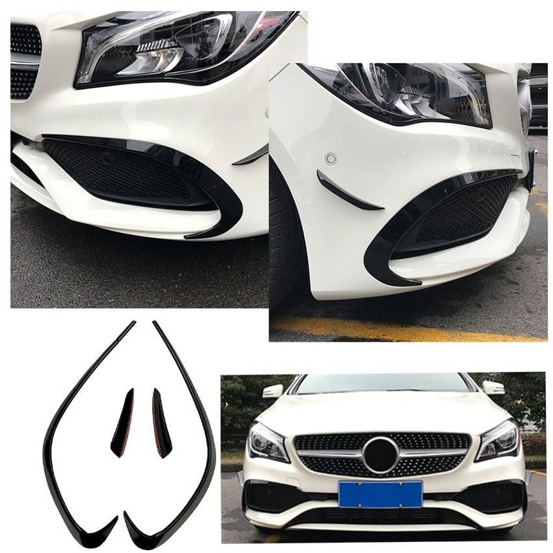 0026646-1-plaina-pterygia-mprostinoy-profylakthra-gia-mercedes-benz-cla-w117-16-19-facelift-me-amg-profylakthra-gyalistero-mayro-4-temaxia-13215-02 Πλαινά Πτερύγια Μπροστινού Προφυλακτήρα Για Mercedes-Benz CLA W117 16-19 Facelift Με Amg Προφυλακτήρα Γυαλιστερό Μαύρο 4 Τεμάχια - Image 1