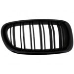 Καρδιές Μάσκας Για Bmw 5 F10  F11  F18 10-16 M4 Look Με Διπλή Γρίλια Μαύρο Γυαλιστερό V.2 2 Τεμάχια - Image 3