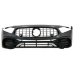 Μπροστινός Προφυλακτήρας Για Mercedes-Benz A-Class W177 Hatchback  V177 Sedan 18+ Amg A45 Look Με Μάσκα Panamericanal & Canards - Image 2