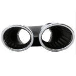 Diffuser Πίσω Προφυλακτήρα Για Mercedes-Benz A-Class W177 19+ Sedan Amg Look Με Μπούκες Χρωμίου - Image 4