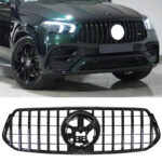 Μάσκα Για Mercedes-Benz GLE-Class W167C167V167 19+ GT Amg Panamericana Look Μαύρο 1 Τεμάχιο