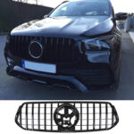 Μάσκα Για Mercedes-Benz GLE-Class W167C167V167 19+ GT Amg Panamericana Look Μαύρο 1 Τεμάχιο - Image 3
