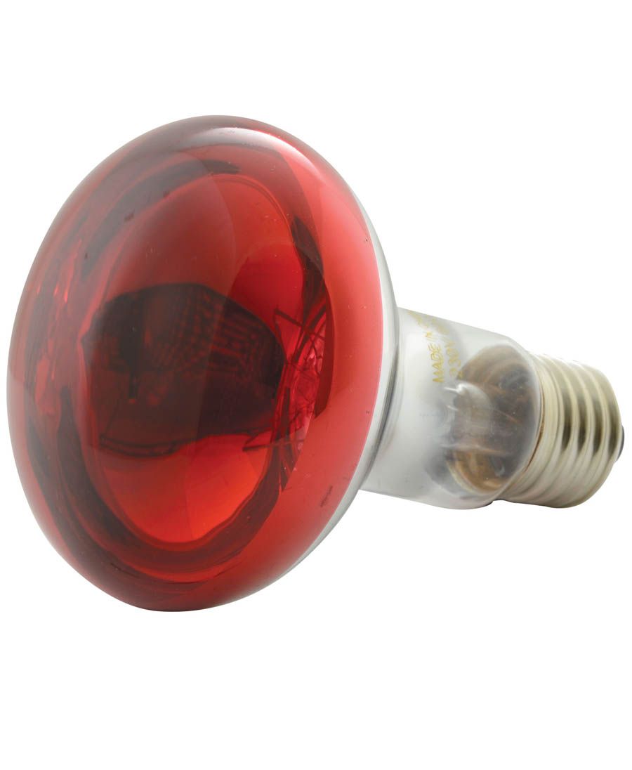 Qtx R80-R Έγχρωμος ανακλαστικος λαμπτήρας E27 RED (Τεμάχιο)