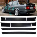 Πλαινά Μασπιέ & Τριμ Πόρτας Σετ Για Bmw 3 E30 82-94 2D M-Technik 2 Από Abs Πλαστικό 8 Τεμάχια - Image 2