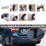 Πλαινά Πτερύγια Πισινού Προφυλακτήρα Για Mercedes-Benz  A-Class V177 Sedan Με Amg Line Προφυλακτήρα Γυαλιστερό Μαύρο 2 Τεμάχια - Image 3