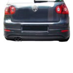 Πισινός Προφυλακτήρας Για VW Golf V (5) 03-08 R32 Look Με Εξατμίσεις Αριστερά Γυαλιστερό Μαύρο Από Abs Πλαστικό - Image 2