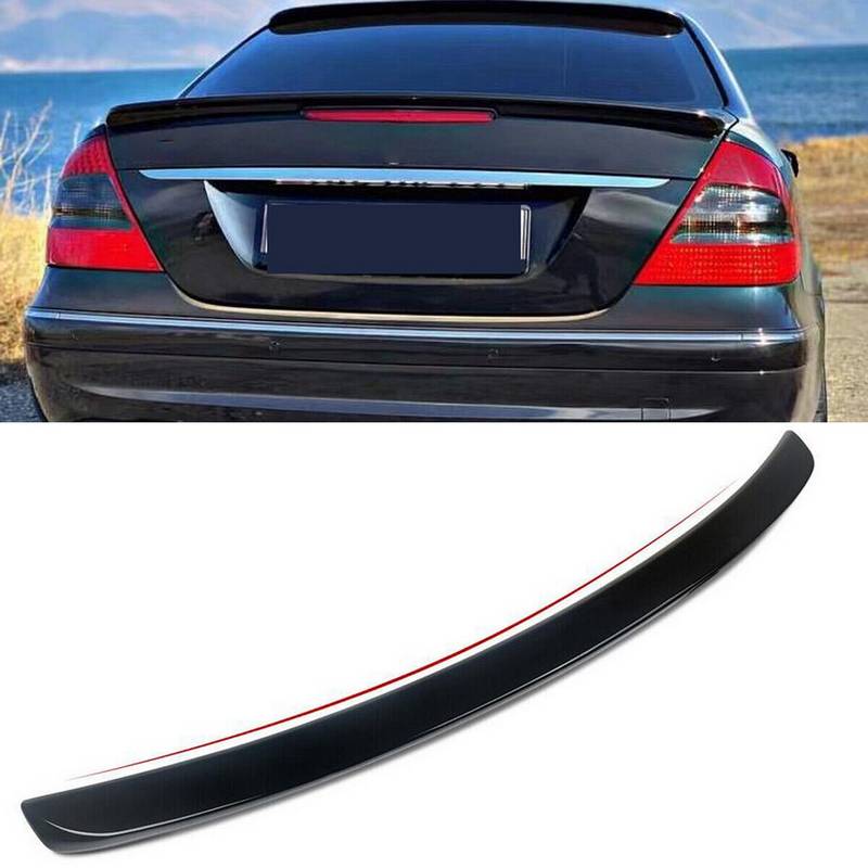 0030799-1-aerotomh-port-pagkaz-gia-mercedes-benz-e-class-w211-03-09-amg-look-lipspoiler-apo-abs-plastiko-gyalisterh-mayrh-17698-01 Αεροτομή Πορτ Παγκάζ Για Mercedes-Benz E-Class W211 03-09 Amg look Lipspoiler Από Abs Πλαστικό Γυαλιστερή Μαύρη - Image 1