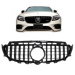 Μάσκα Για Mercedes-Benz E-Class W213 16-19 GT Amg Panamericana Look Μαύρο Γυαλιστερό 1 Τεμάχιο