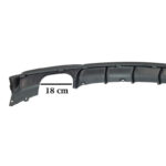 Diffuser Πίσω Προφυλακτήρα Για Bmw 3 F30F31 11-19 M-Packet Μαύρο Ματ Με 2 Διπλές Τρύπες Εξάτμισης Αριστερά & Δεξιά Από Abs Πλαστικό 1 Τεμάχιο - Image 4