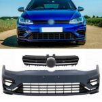 Μπροστινός Προφυλακτήρας Για VW Golf VII (7.5) 17-20 Facelift R-Look Με Μάσκα