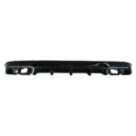 Diffuser Πίσω Προφυλακτήρα Για Mercedes-Benz E-Class C238 Coupe  A238 Cabrio 16-19 Amg 63 Look Με Μαύρες Μπούκες