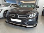 Μπροστινό Spoiler Για Mercedes-Benz  C-Class C205  W205 14-19 Amg Line Μαύρο Γυαλιστερό 3 Τεμάχια - Image 3