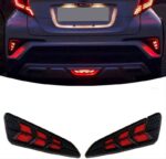 Πισινά Φανάρια Ομίχλης Για Toyota C-HR 2016-2019 Full Led Bar  Dynamic Black 2 Τεμάχια
