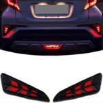 Πισινά Φανάρια Ομίχλης Για Toyota C-HR 2016-2019 Full Led Bar  Dynamic Black 2 Τεμάχια