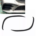 Splitters Μπροστινού Προφυλακτήρα Για Mercedes-Benz C-Class W205  C205  S205 2014-2018 Amg Line Έκδοση Γυαλιστερό Μαύρο 2 Τεμάχια