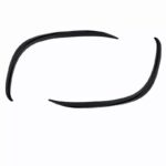 Splitters Μπροστινού Προφυλακτήρα Για Mercedes-Benz C-Class W205  C205  S205 2014-2018 Amg Line Έκδοση Γυαλιστερό Μαύρο 2 Τεμάχια - Image 3