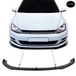 Μπροστινό Spoiler Για VW Golf VII (7) 12-20 Standard Έκδοση Matt Black 3 Τεμάχια