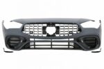 Μπροστινός Προφυλακτήρας Για Mercedes-Benz CLA C118 Sedan X118 Shooting Brake (2019-up) CLA45 Look Με Μάσκα Panamericanal & Canards - Image 3