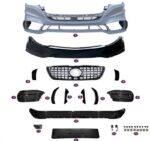 Μπροστινός Προφυλακτήρας Για Mercedes-Benz Sprinter W907 2017-2023 Amg GT Look Με Μάσκα Panamericanal & Canards