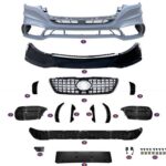 Μπροστινός Προφυλακτήρας Για Mercedes-Benz Sprinter W907 2017-2023 Amg GT Look Με Μάσκα Panamericanal & Canards