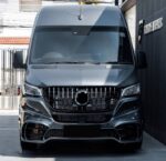 Μπροστινός Προφυλακτήρας Για Mercedes-Benz Sprinter W907 2017-2023 Amg GT Look Με Μάσκα Panamericanal & Canards - Image 3