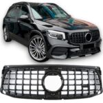 Μάσκα Για Mercedes-Benz GLB X247 19-23 Amg Line Panamericana Look Glossy BlackNight Package