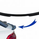 Αεροτομή Πορτ Παγκάζ Για Audi Q8 SUV 2018+ Piano Black Από Abs Πλαστικό