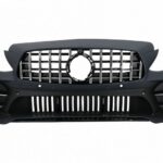 Μπροστινός Προφυλακτήρας Για Mercedes-Benz C-Class C205W205 14-21 GTR Look (Black Mamba) Με Μαύρο Χρώμιο Μάσκα