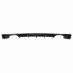 Diffuser Πίσω Προφυλακτήρα Για Bmw 3 F30F31 11-19 M-Packet Μαύρο Γυαλιστερό Με 2 Διπλές Τρύπες Εξάτμισης Αριστερά & Δεξιά Από Abs Πλαστικό 1 Τεμάχιο - Image 2