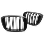 Καρδιές Μάσκας Για Bmw Χ3 G01 17-21 Χ4 G02 Sport Look Με Διπλή Γρίλια Μαύρο Γυαλιστερό Με 6 Γρίλιες 2 Τεμάχια