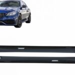 Πλαινά Μασπιέ Για Mercedes-Benz C-Class W205 14-21 Amg C63s Facelift Look Από Abs Πλαστικό 2 Τεμάχια