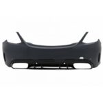 Body Kit Για Mercedes-Benz C-Class W205 14-20 Sedan Amg C63s Facelift Look Με Μάσκα & Μπούκες Black Edition - Image 3
