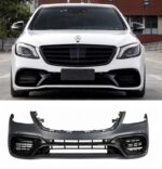 Μπροστινός Προφυλακτήρας Για Mercedes-Benz S-Class W222 Facelift 17-20 Amg S63 Look Black Edition