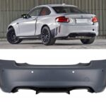 Πισινός Προφυλακτήρας Για Bmw 2 F22 Coupe F23 Cabrio (2014-2017) M2 Competition Look From Abs Plastic