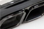 Diffuser Πίσω Προφυλακτήρα Για Mercedes-Benz C-Class W205 14-20 Sedan Amg 63 Look Με Μαύρες Μπούκες - Image 4
