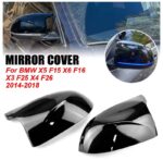 Καπάκια Καθρεφτών Για Bmw X3 F25 X4 F26 X5 F15 X6 F16 XM Look Γυαλιστερό Μαύρο 2 Τεμάχια - Image 2