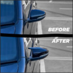 Καπάκια Καθρεφτών Για VW Golf VI (6) 08-12 Touran 10-15 R Look Κουμπωτά Μαύρο Γυαλιστερό 2 Τεμάχια - Image 3