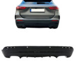 Diffuser Πίσω Προφυλακτήρα Για Mercedes-Benz GLA H247 2020+ GLA45 Amg Look Για Amg Sport Line Προφυλακτήρες Black Edition