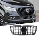 Μάσκα Για Mercedes-Benz Sprinter W907 18-26 GT Amg Panamericana Μαύρο Γυαλιστερό  1 Τεμάχιο