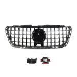 Μάσκα Για Mercedes-Benz Sprinter W907 18-26 GT Amg Panamericana Μαύρο Γυαλιστερό  1 Τεμάχιο - Image 2
