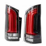 Πισινά Φανάρια Set Για Mercedes-Benz Vito W447 14+ Look W448 Full Led Bar & Led Signal Dynamic ΜαύροCrystal Carner - Image 2