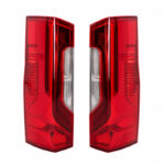 Πισινά Φανάρια Set Για Mercedes Sprinter W907  W910 2018-2026 Full Led ΚόκκινοSmoke Carner