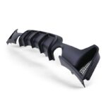 Diffuser Πίσω Προφυλακτήρα Για Bmw 4 F32 Coupe  F33 Cabrio  F36 Gran Coupe 13-21 M-Tech Μαύρο Ματ Με 2 Μονές Τρύπες Εξάτμισης Αριστερά & Δεξιά -0----0-  Από Abs Πλαστικό 1 Τεμάχιο - Image 2
