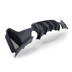 Diffuser Πίσω Προφυλακτήρα Για Bmw 4 F32 Coupe  F33 Cabrio  F36 Gran Coupe 13-21 M-Tech Μαύρο Ματ Με 2 Μονές Τρύπες Εξάτμισης Αριστερά & Δεξιά -0----0-  Από Abs Πλαστικό 1 Τεμάχιο - Image 3