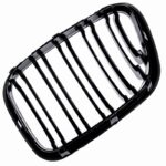 Καρδιές Μάσκας Για Bmw X5 E53 99-03 M4 Look Με Διπλή Γρίλια Μαύρο Γυαλιστερό 2 Τεμάχια - Image 2