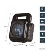 Qtx Effect Φορητό Ηχείο Πάρτυ Bluetooth 6.5" 10W RMS (Τεμάχιο) - Image 3