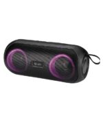 Qtx 100.619UK PartyPod Αδιάβροχο Φορητό Ηχείο Bluetooth με Φωτισμό LED Μαύρο (Τεμάχιο)