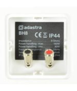 Adastra BH8-W Επιτοίχια Ηχεία Εσωτερικού / Εξωτερικού χώρου 8" 80W RMS Λευκά (Ζεύγος) - Image 3