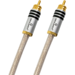 Oehlbach SilverShield Flex Καλώδιο Cinch ψηφιακού ήχου 1,5m Transparent Silver