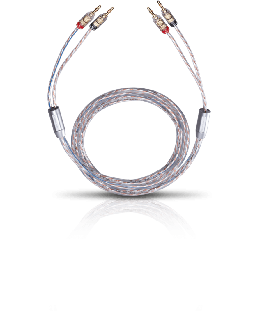 Oehlbach Twin Mix Two B Καλώδιο Ηχείων 2 x 6.0 mm² Banana 3m (2 Τεμάχια)